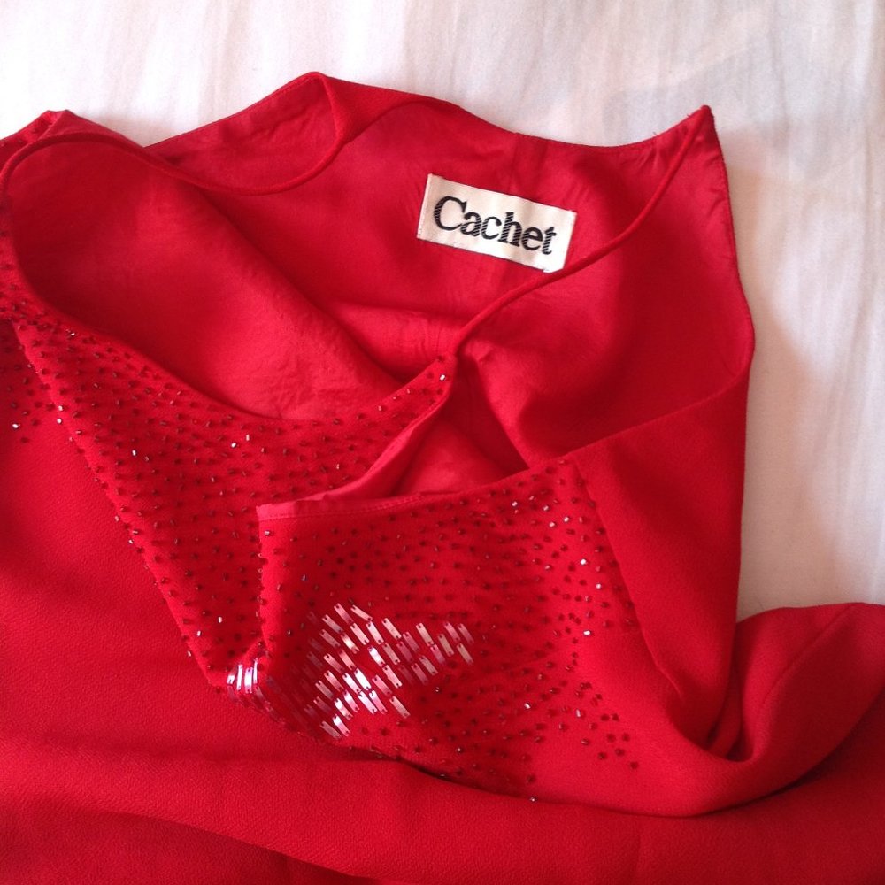 Red Cache Dress - Picture 6 of 8